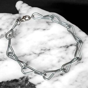 5 For $25💫Silver Alternative Links Chain Bracelet